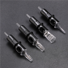 20 Pcs/Box Black STIGMA Disposable Silicone Sterilized Hawk Tattoo Needle Cartridges for Liner Shader